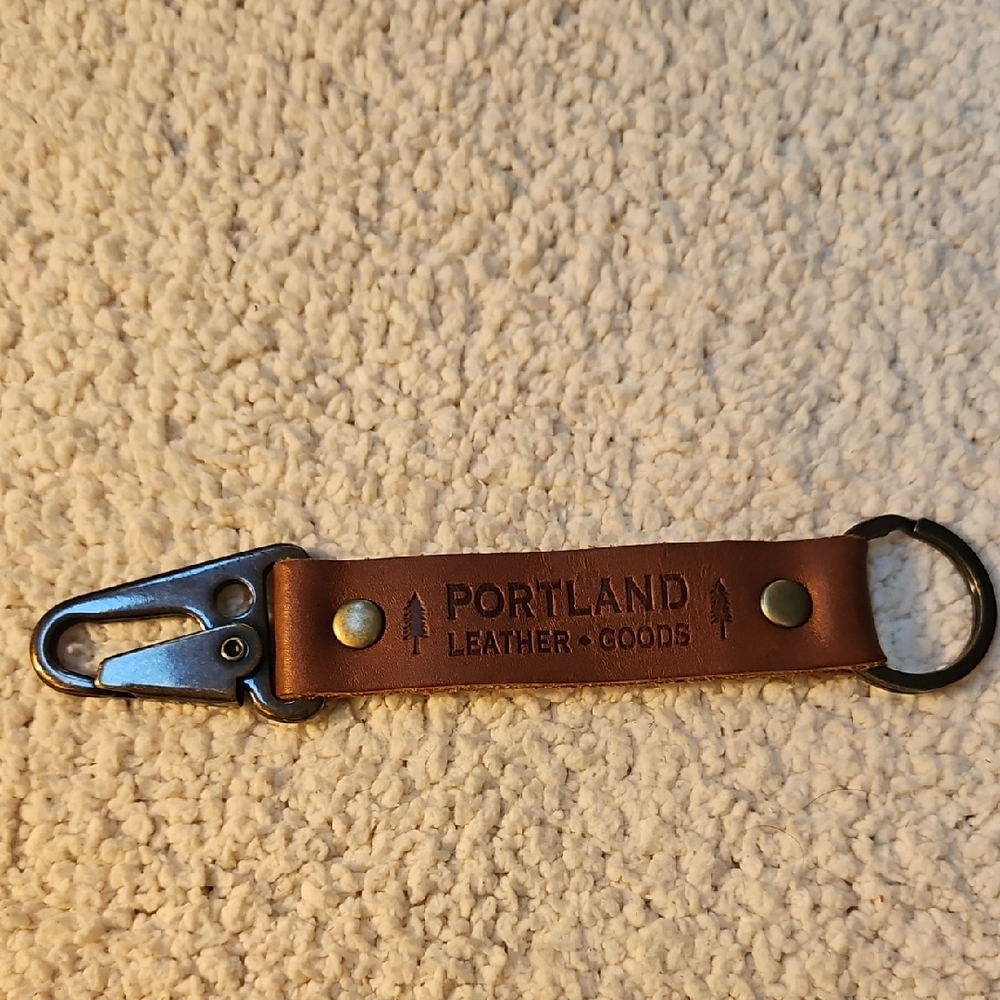 Portland Leather Brown Key Holder